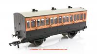 R40062 Hornby LSWR 4 Wheel 3rd Class Coach number 302 in LSWR livery - Era 2